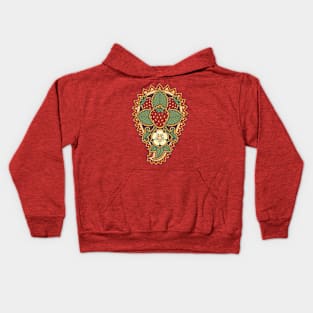 Strawberry Paisley Icon Kids Hoodie